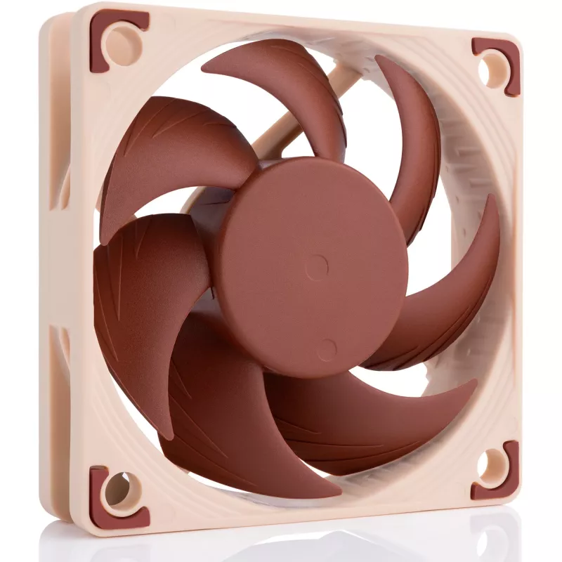 Ventoinha para caixa Noctua NF-A6x15 PWM 60mm, controlo PWM, design silencioso