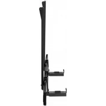 Suporte para soundbar Manhattan universal, montagem na parede ou montagem VESA, compatível com soundbars até 15 kg, profundidade ajustável, montagem acima ou abaixo da televisão, preto