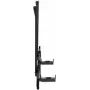 Suporte para soundbar Manhattan universal, montagem na parede ou montagem VESA, compatível com soundbars até 15 kg, profundidade ajustável, montagem acima ou abaixo da televisão, preto
