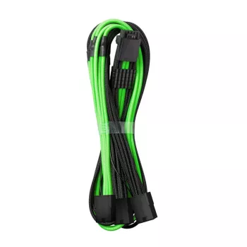 Cabo CableMod 12VHPWR para 3× PCIe ModMesh 45 cm, preto/verde-claro