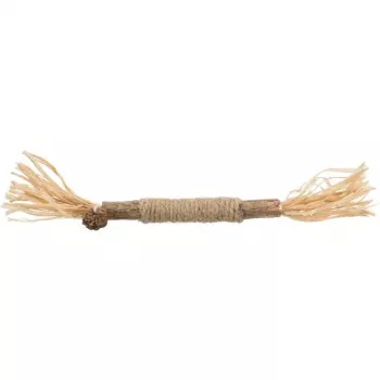 Canas de gato Trixie TX-42435 Matatabi com borlas, madeira 240 mm, material de juta
