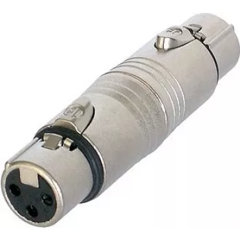 Neutrik - Adaptador inversor de áudio - XLR3 (F) para XLR3 (F) (NA3FF)