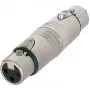 Neutrik - Adaptador inversor de áudio - XLR3 (F) para XLR3 (F) (NA3FF)