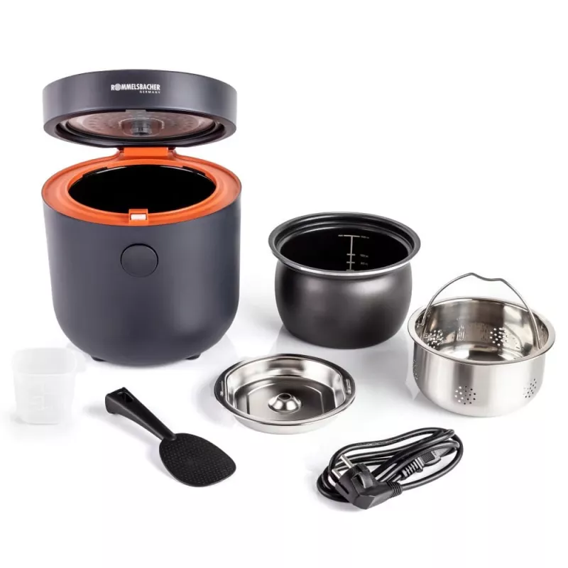 Rommelsbacher MRK 500 panela de arroz 2 L 500 W grafite