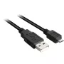 Cabo USB 2.0, ficha USB-A > ficha Micro-USB (preto, 3,0 metros)