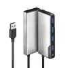 Hub USB ALOGIC Fusion SWIFT 4-em-1 USB 3.2 Gen 1 Type-A