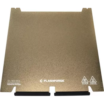 Placa PEI flexível FlashForge G3 ULTRA – plataforma de impressão substituível (MPN 20003963001)