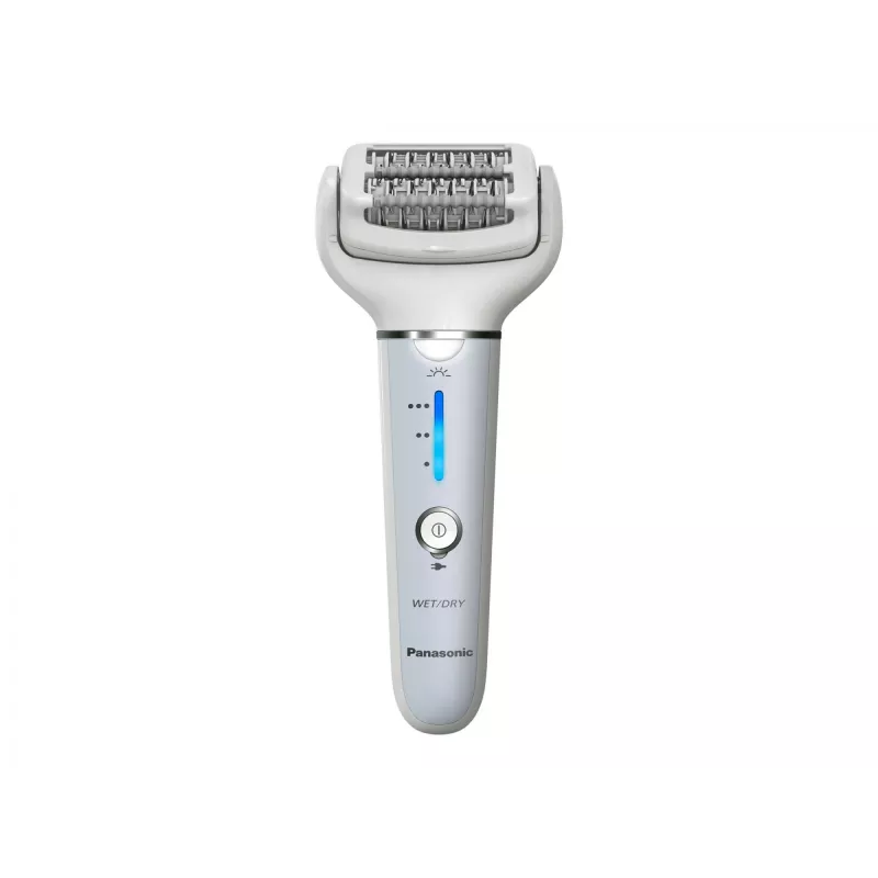 Depiladora Panasonic ES-EY90A503, utilização a seco e molhado, azul/branco