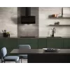 Exaustor de parede vertical Eco Duo Glass preto