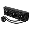 Kit de refrigeração líquida SAVIO NOX 360 mm (3 ventoinhas de 120 mm, base de cobre, radiador de alumínio) preto, 600–1800 rpm