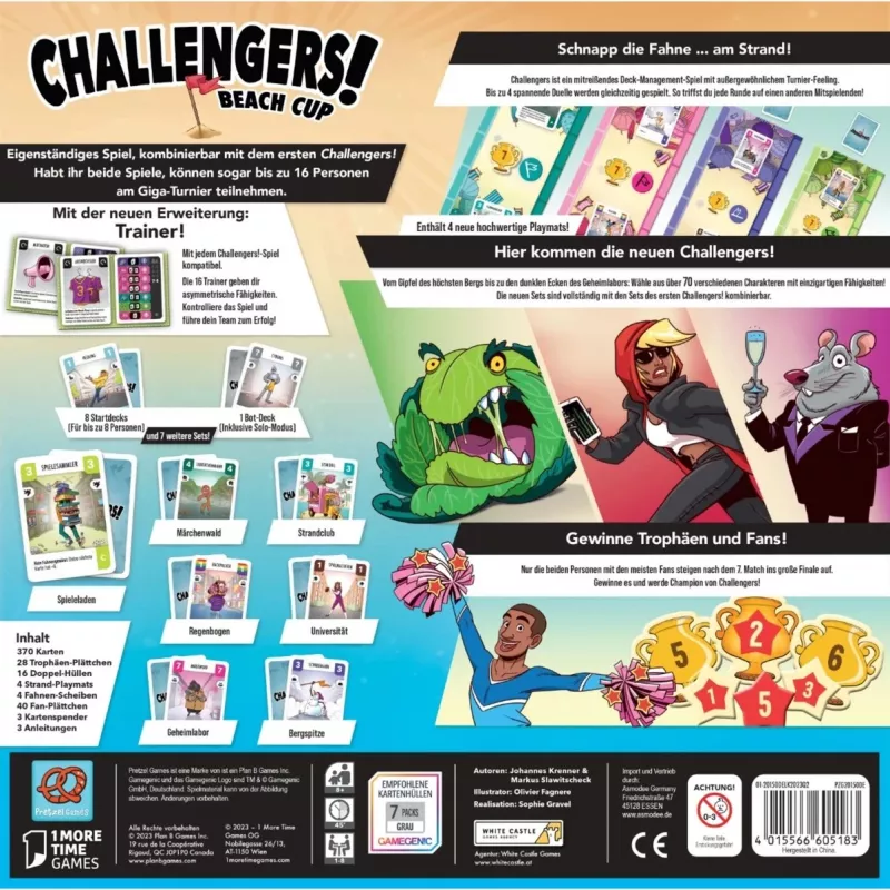 Challengers Beach Cup, jogo de cartas
