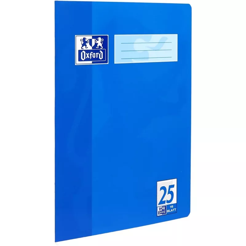 Oxford 100050311 caderno escolar, A4, 16 folhas, pautado, 90 g/m², azul