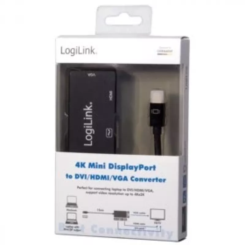 Adaptador de cabo Mini DisplayPort para DisplayPort LogiLink CV0110