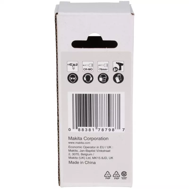 Makita Impact Black 1/2 Torx chave de caixa T40 - 78mm - cromo-molibdénio - E-19819