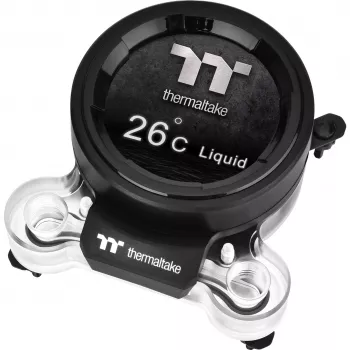 Refrigeração líquida Pacific MX2 Ultra Bloco de água para CPU, cobre, sensor de temperatura com LCD de 2,1 polegadas
