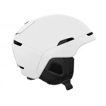 Capacete aberto POC Obex MIPS — casco rígido In-Mold, M/L (55–58 cm), concha exterior ABS, espuma EPS, branco mate, 500 g