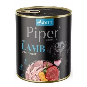 Dolina Noteci Piper Lamb com cenoura ração húmida para cães 800 g