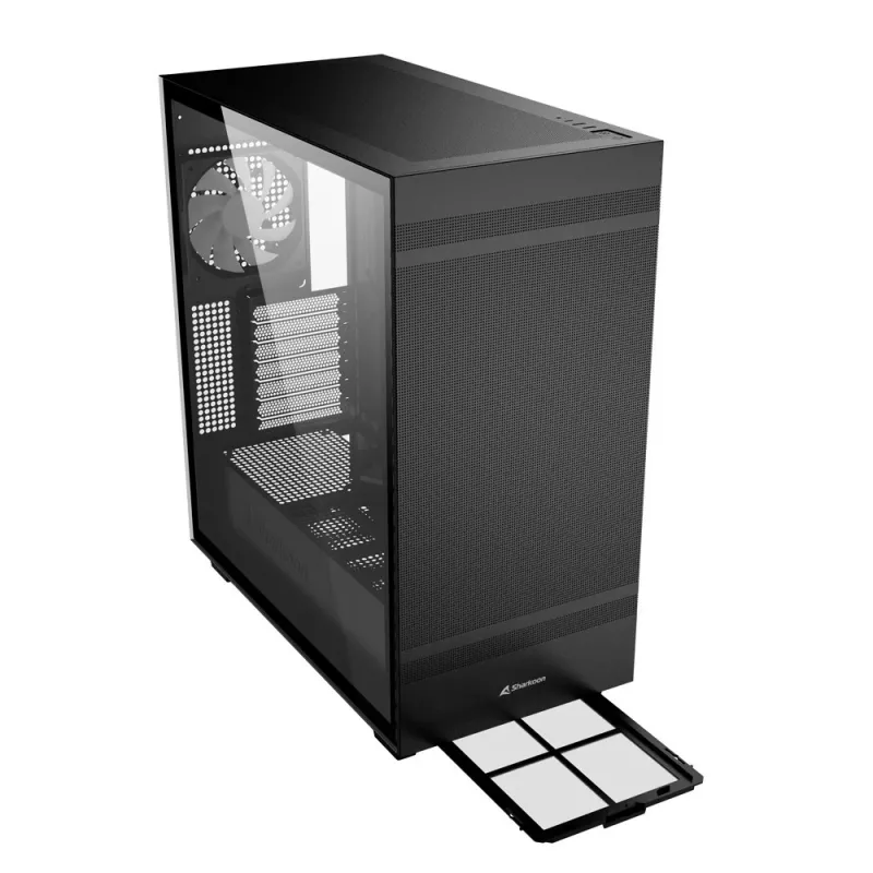 Caixa de PC Sharkoon REBEL C50 RGB Full Tower preta