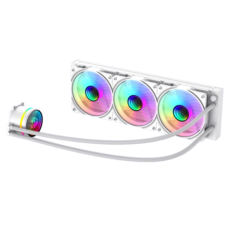 Gamemax | Refrigeração líquida para CPU | ICEBURG 360 INFINITY | branco