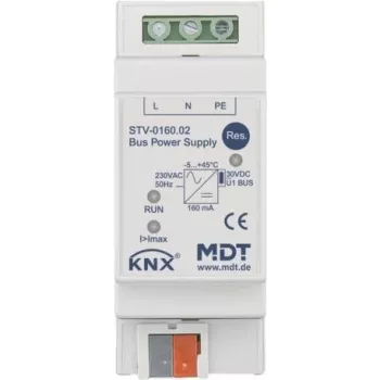 MDT STV-0160.02 alimentação de tensão de barramento, 2TE, REG, 160mA (STV-0160.02)