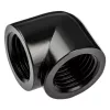 Alphacool Eiszapfen 17588 adaptador em L de 90° e 20 mm G1/4 fêmea para G1/4 fêmea, preto