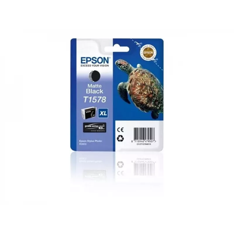 Cartucho de tinta Epson T1578 1 unid. original alta capacidade (XL) preto
