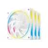 Ventoinha para caixa de computador DeepCool FL12 SE WH 12 cm Branca 3 unid.