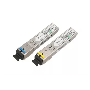Módulo SFP Extralink SFP WDM 1.25G 1,25Gbps, 1310/1550nm, Monomodo, 20km, SC, DOM, Par