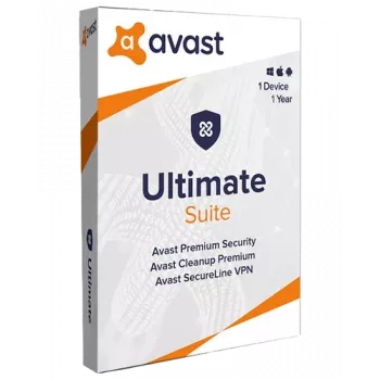 Avast Ultimate | 1 dispositivo | 1 ano (apenas Windows)