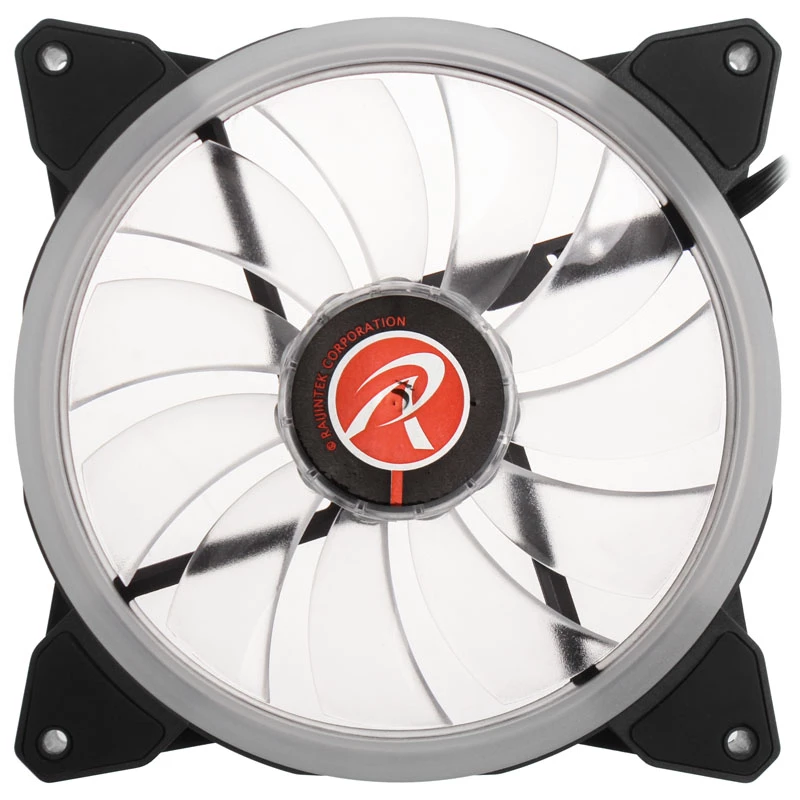 Ventoinha RAIJINTEK IRIS 14 Rainbow RGB-LED 140 mm, conjunto de 2 com controlador