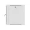 Armário de instalação de parede Lanberg 19'' 12U 600x600mm cinzento (porta de vidro)