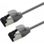 Cabo de rede ROLINE S/FTP Cat.8.1, fino, PoE, cinzento, 2 m (21.15.3402)
