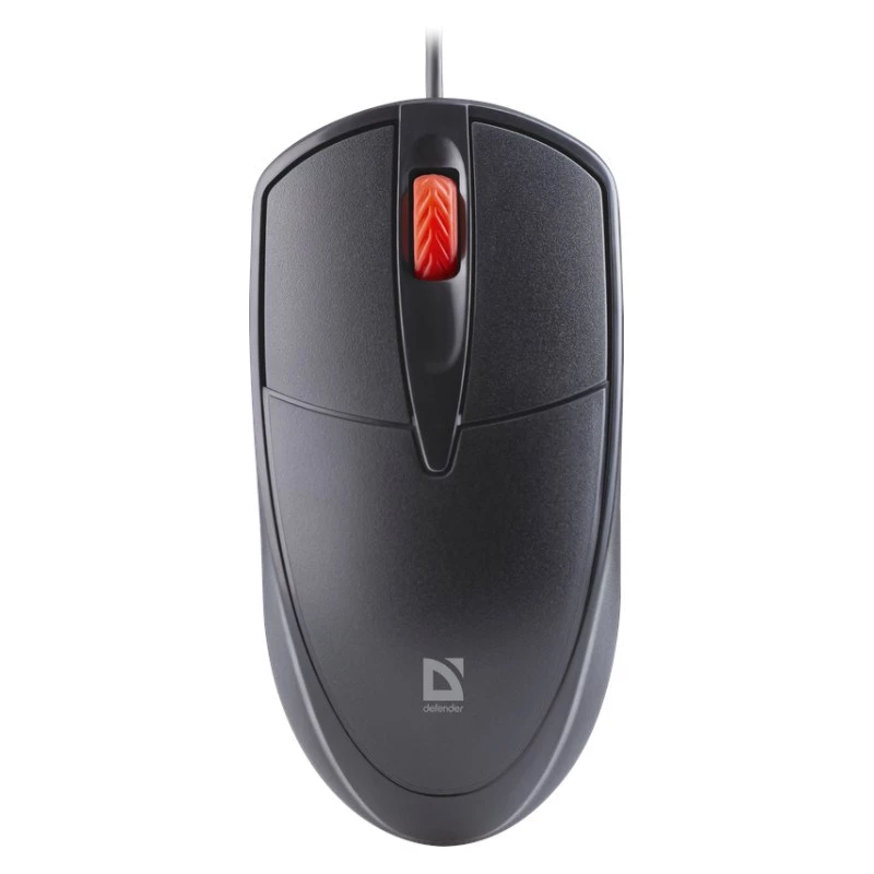 Rato DEFENDER ICON MB-057 ótico 1000dpi 3P preto clique silencioso