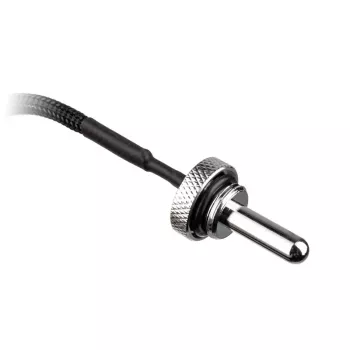 Sensor de temperatura Alphacool Eiszapfen Plug G1/4 - sensor de temperatura para sistema de refrigeração líquida - cromado - 50 cm