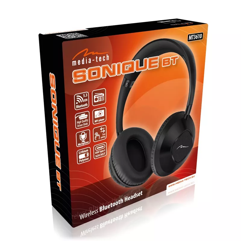 AUSCULTADORES SEM FIOS SONIQUE BT MT3610