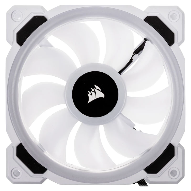 Ventoinhas de caixa CORSAIR LL120 RGB 120mm branco PWM pack de 3