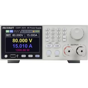Fonte de alimentação de laboratório Voltcraft VSPP-3015 para montagem em rack ajustável 0 -/DC 0 - 30 A (VC-17068695)