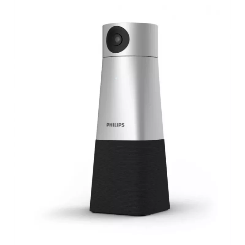 Philips PSE0550 SmartMeeting câmara portátil 4K para videoconferência com microfone integrado, 30 fps, USB, preto/prateado