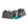 Caixa de esquadria e batente Wolfcraft 6948200 — guia de esquadria, alcance de medição 85–180°, para tábuas até 3 cm, preta