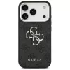 GUESS | Hardcase 4G | capa traseira | iPhone 17 Pro Max | Apple | pele ecológica/PC/plástico/TPU | preto