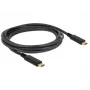 Cabo USB DeLOCK 83668 USB 3.2 Gen 1 2 m USB C preto