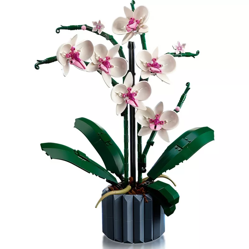 LEGO 10311 Icons Orquídea Planta artificial conjunto de construção com flores acessório de decoração para adultos coleção botânica presente para esposa ou marido