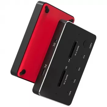 Docking station 2x SSD M.2 SATA/NVME até 10Gbps