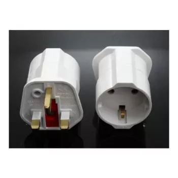 Synergy 21 LED adaptador-fonte de alimentação UK-D 3 pinos para tomada com contacto de proteção