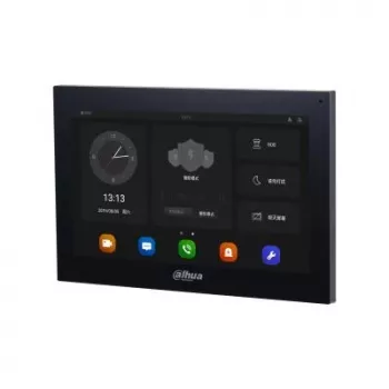 Videoporteiro Dahua DHI-VTH5341G-W — 10 polegadas 1024×600 LCD, Wi-Fi, Ethernet, caixa ABS