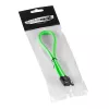 CableMod ModMesh - Cabo SATA - Serial ATA 150/300/600 - SATA (M) para SATA (M) - 60 cm - verde-claro (CM-CAB-SATA-N60KLG-R)