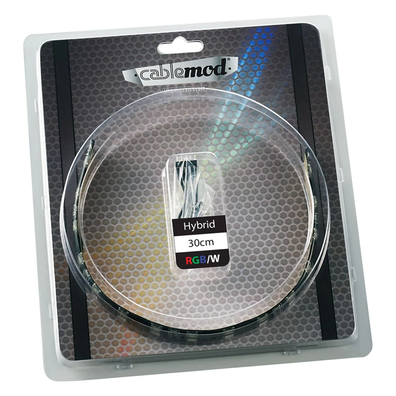 Tira LED CableMod CM-LED-30-D30RGBW-R branco RGB 30 cm