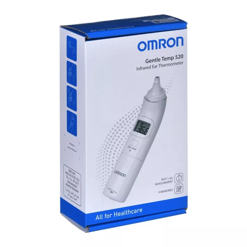 Omron Gentle Temp 520 Contact Branco Ouvido
