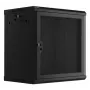 Armário de parede Lanberg WF01-6412-23B 12U preto IP20