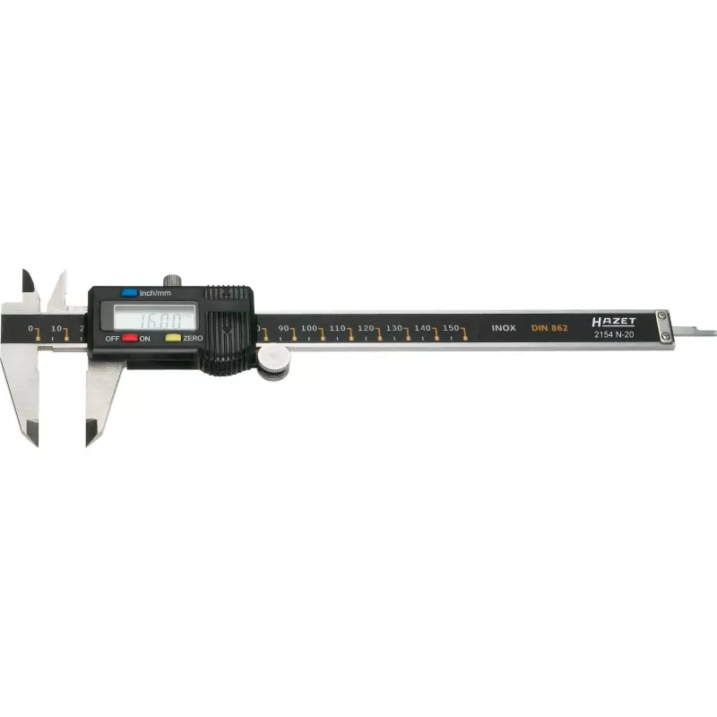 Paquímetro digital 2154N-20, instrumento de medição preto